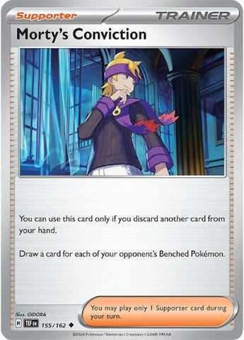 Image for Morty's Conviction (155/162) (SV05: Temporal Forces) - Pokemon