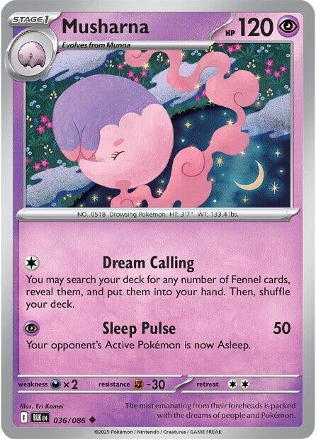 Image for Musharna (036/086) (SV: Black Bolt) - Pokemon