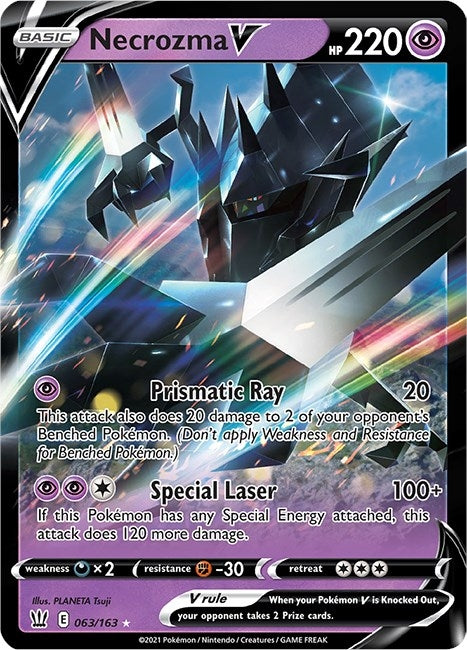 Image for Necrozma V (063/163) (SWSH05: Battle Styles) - Pokemon