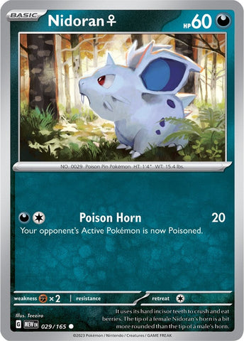 Image for Nidoran F (029/165) (SV: Scarlet & Violet 151) - Pokemon