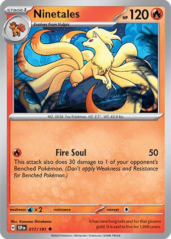 Image for Ninetales (017/191) (SV08: Surging Sparks) - Pokemon