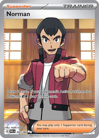 Image for Norman (237/182) (SV04: Paradox Rift) - Pokemon