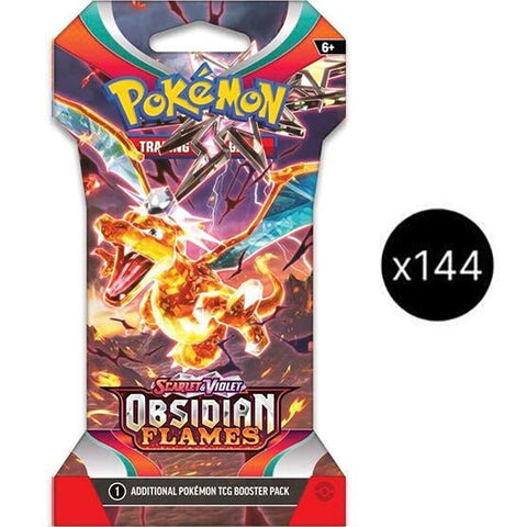 Image for Obsidian Flames Sleeved Booster Pack Case - Pokemon