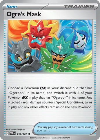 Image for Ogre's Mask (159/167) (SV06: Twilight Masquerade) - Pokemon