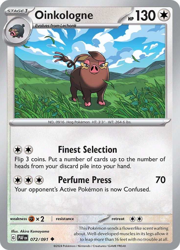 Image for Oinkologne (072/091) (SV: Paldean Fates) - Pokemon
