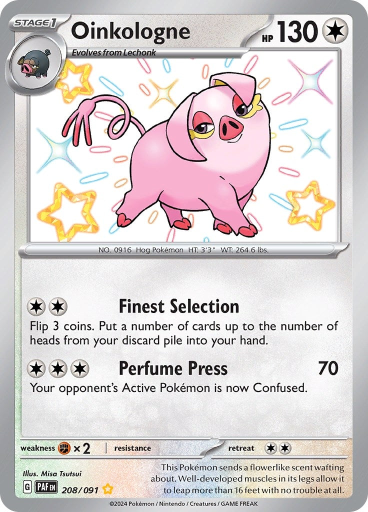 Image for Oinkologne (208/091) (SV: Paldean Fates) - Pokemon