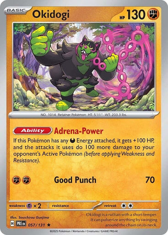 Image for Okidogi (057/131) (SV: Prismatic Evolutions) - Pokemon