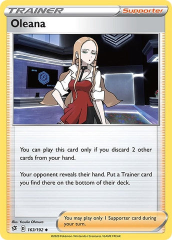 Image for Oleana (163/192) (SWSH02: Rebel Clash) - Pokemon