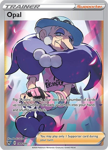 Image for Opal (Full Art) (184/185) (SWSH04: Vivid Voltage) - Pokemon