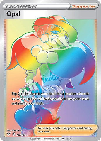 Image for Opal (Secret) (197/185) (SWSH04: Vivid Voltage) - Pokemon