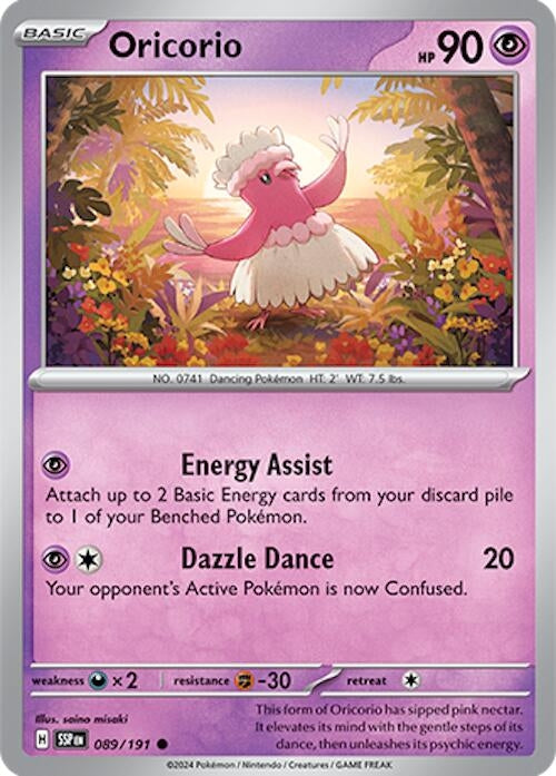 Image for Oricorio (089/191) (SV08: Surging Sparks) - Pokemon