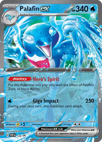 Image for Palafin ex - 126 (126) (SV: Scarlet & Violet Promo Cards) - Pokemon