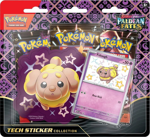 Image for Paldean Fates Tech Sticker Collection [Fidough] - Pokemon