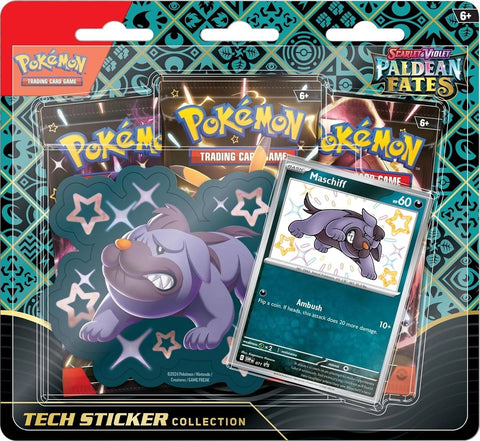 Image for Paldean Fates Tech Sticker Collection [Maschiff] - Pokemon