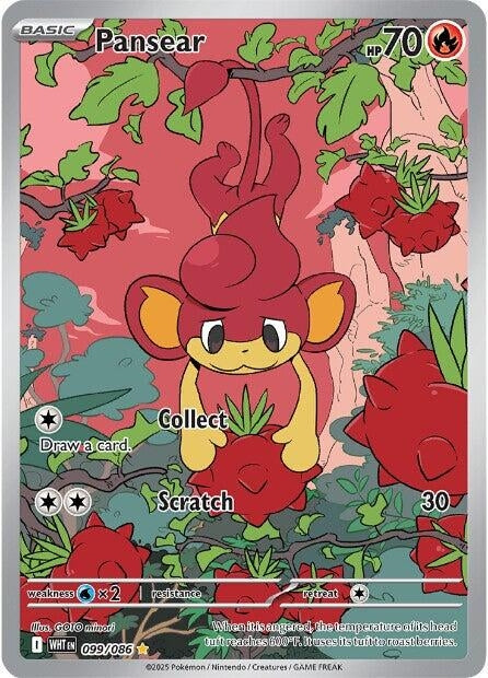 Image for Pansear (099/086) (SV: White Flare) - Pokemon
