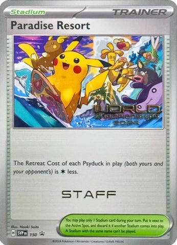Image for Paradise Resort - 150 (World Championships 2024) [Staff] (150) (SV: Scarlet & Violet Promo Cards) - Pokemon