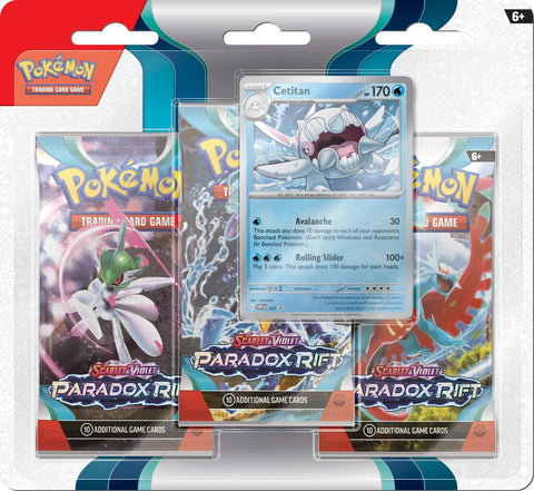 Image for Paradox Rift 3 Pack Blister [Cetitan] - Pokemon