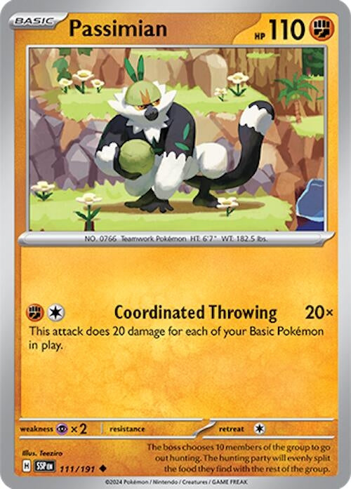 Image for Passimian (111/191) (SV08: Surging Sparks) - Pokemon