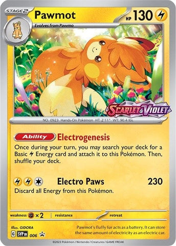 Image for Pawmot - 006 (Prerelease) (006) (SV: Scarlet & Violet Promo Cards) - Pokemon