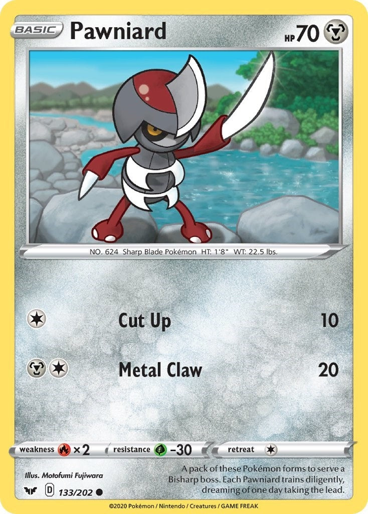 Image for Pawniard (133/202) (SWSH01: Sword & Shield Base Set) - Pokemon