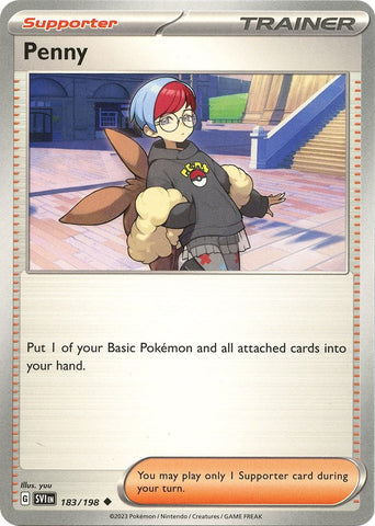 Image for Penny (183/198) (SV01: Scarlet & Violet Base Set) - Pokemon