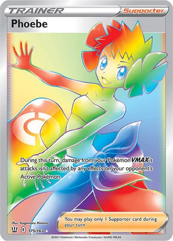 Image for Phoebe (Secret) (175/163) (SWSH05: Battle Styles) - Pokemon