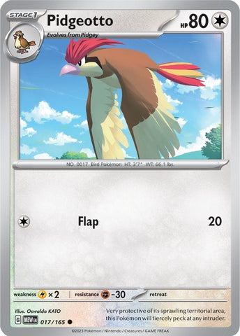 Image for Pidgeotto (017/165) (SV: Scarlet & Violet 151) - Pokemon