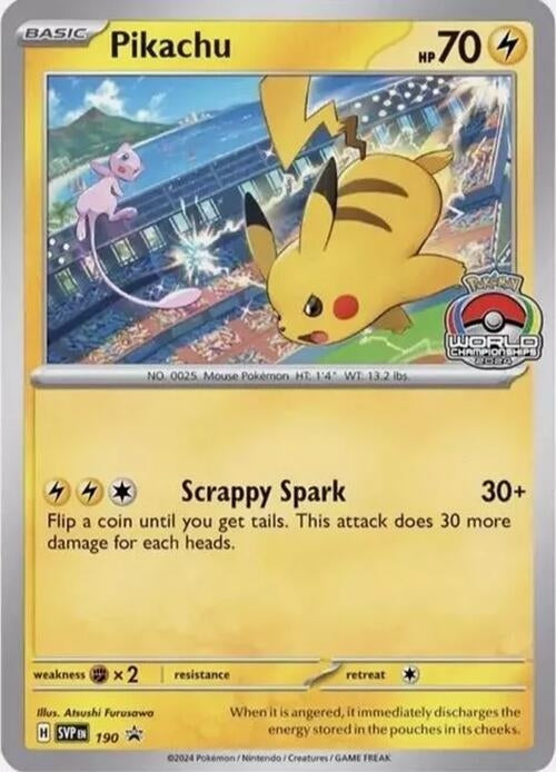 Image for Pikachu - 190 (190) (SV: Scarlet & Violet Promo Cards) - Pokemon