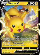 Image for Pikachu V (043/185) (SWSH04: Vivid Voltage) - Pokemon