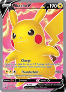 Image for Pikachu V (Full Art) (170/185) (SWSH04: Vivid Voltage) - Pokemon
