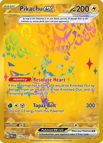 Image for Pikachu ex (179/131) (SV: Prismatic Evolutions) - Pokemon