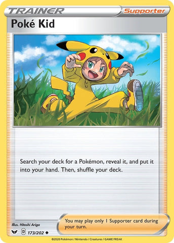 Image for Poke Kid (173/202) (SWSH01: Sword & Shield Base Set) - Pokemon
