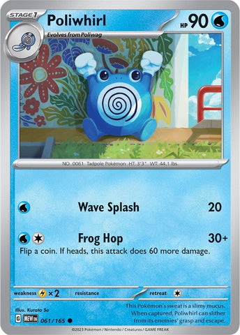 Image for Poliwhirl (061/165) (SV: Scarlet & Violet 151) - Pokemon
