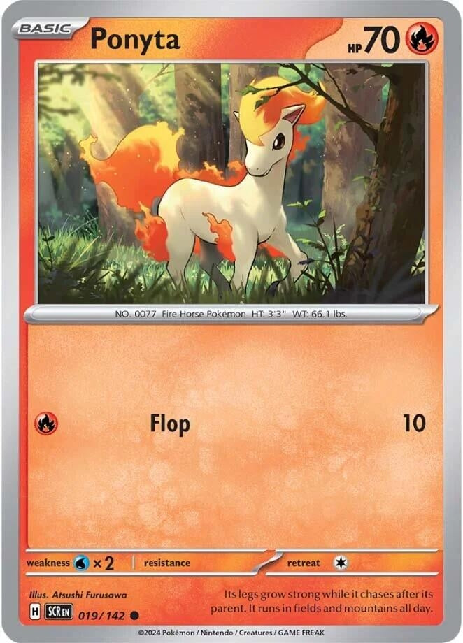 Image for Ponyta (019/142) (SV07: Stellar Crown) - Pokemon