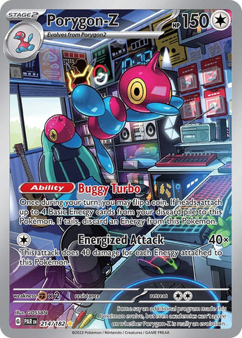 Image for Porygon-Z (214/182) (SV04: Paradox Rift) - Pokemon
