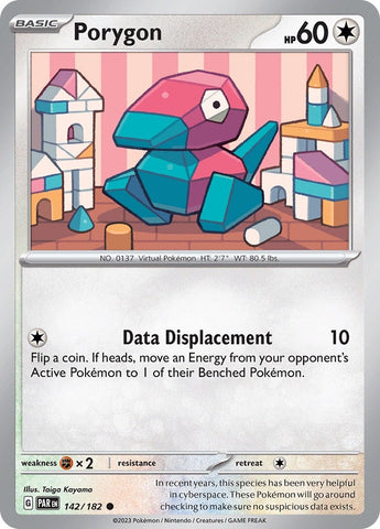Image for Porygon (142/182) (SV04: Paradox Rift) - Pokemon