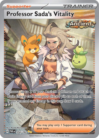 Image for Professor Sada's Vitality (256/182) (SV04: Paradox Rift) - Pokemon