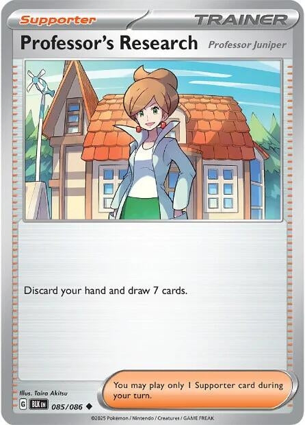 Image for Professor's Research (085/086) (SV: Black Bolt) - Pokemon