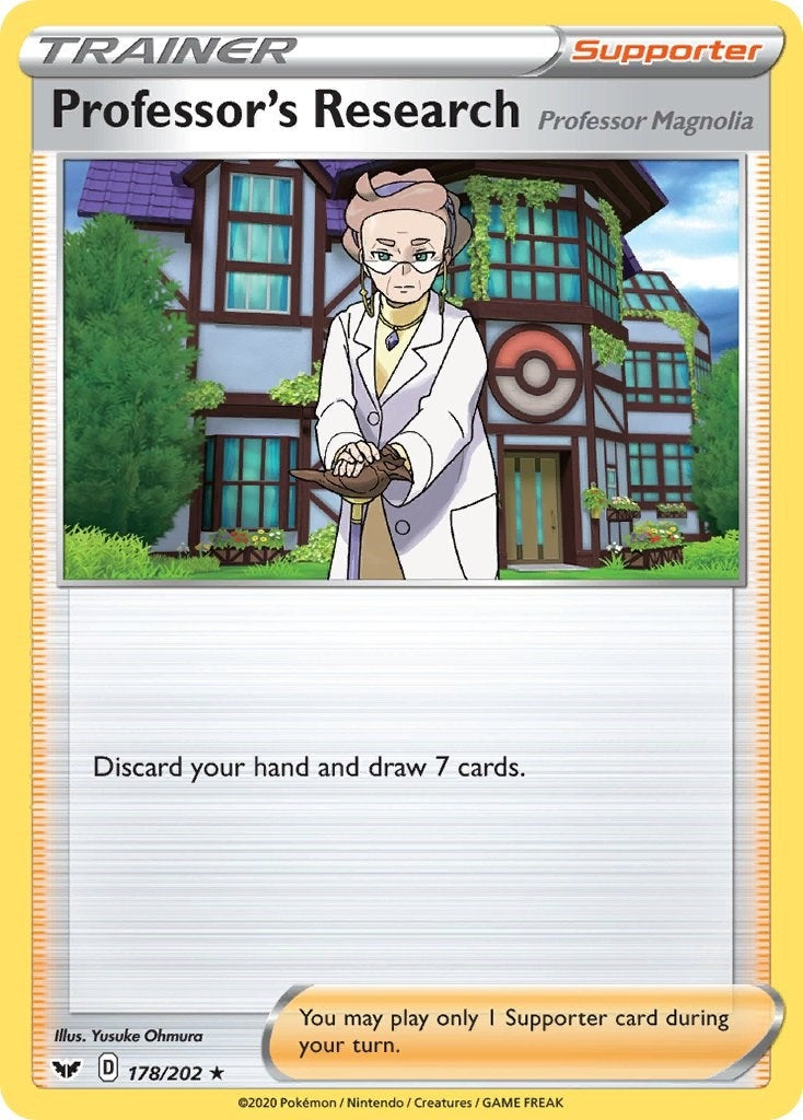 Image for Professor's Research (178/202) (SWSH01: Sword & Shield Base Set) - Pokemon