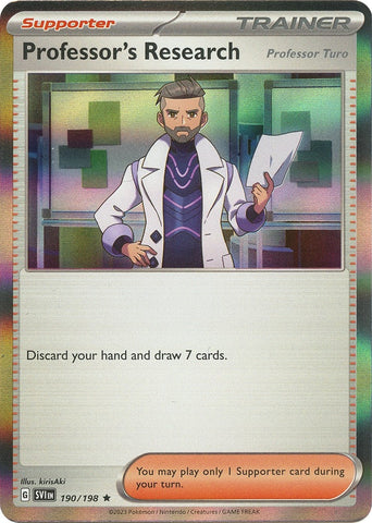 Image for Professor's Research (190/198) (SV01: Scarlet & Violet Base Set) - Pokemon