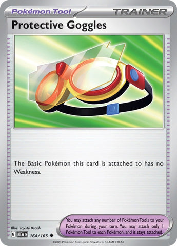 Image for Protective Goggles (164/165) (SV: Scarlet & Violet 151) - Pokemon