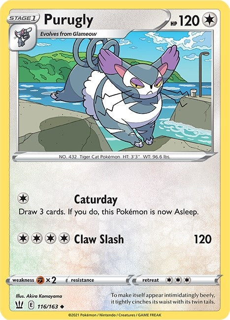 Image for Purugly (116/163) (SWSH05: Battle Styles) - Pokemon