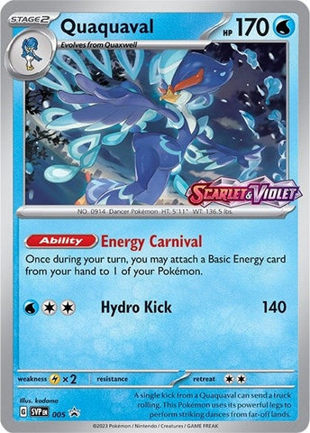 Image for Quaquaval - 005 (Prerelease) (005) (SV: Scarlet & Violet Promo Cards) - Pokemon