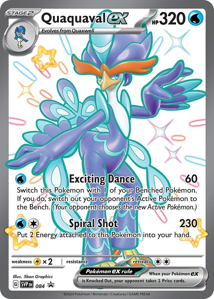 Image for Quaquaval ex - 084 (084) (SV: Scarlet & Violet Promo Cards) - Pokemon