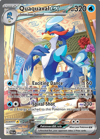 Image for Quaquaval ex (260/193) (SV02: Paldea Evolved) - Pokemon