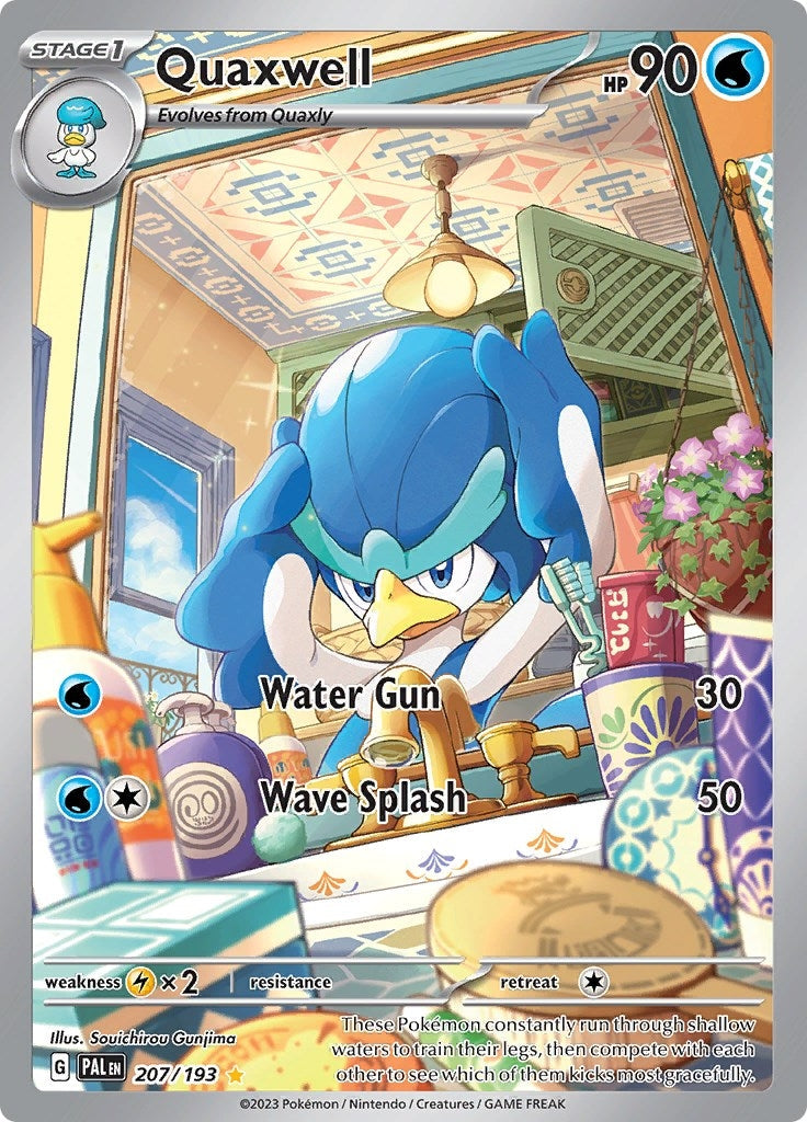 Image for Quaxwell (207/193) (SV02: Paldea Evolved) - Pokemon