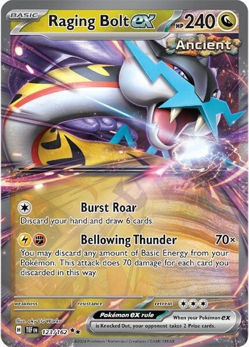 Image for Raging Bolt ex (123/162) (SV05: Temporal Forces) - Pokemon