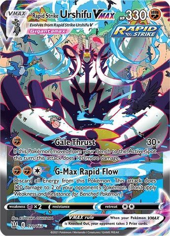 Image for Rapid Strike Urshifu VMAX (Alternate Art Secret) (170/163) (SWSH05: Battle Styles) - Pokemon