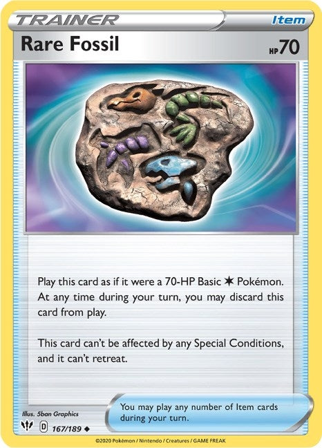 Image for Rare Fossil (167/189) (SWSH03: Darkness Ablaze) - Pokemon