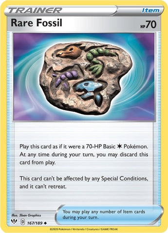 Image for Rare Fossil (167/189) (SWSH03: Darkness Ablaze) - Pokemon